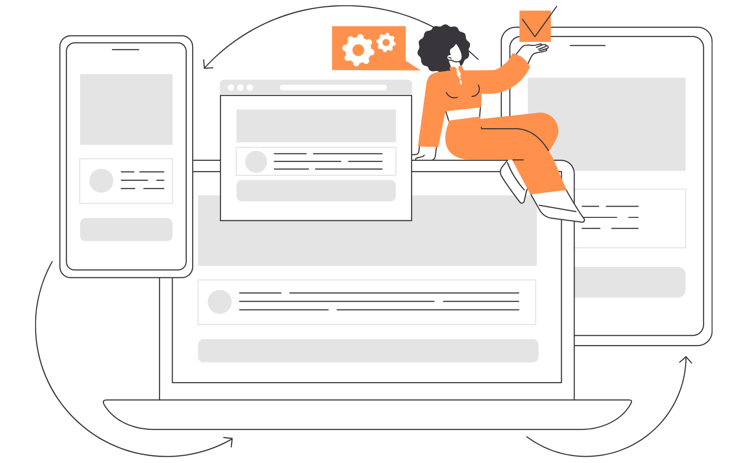 Responsive Design Abstract