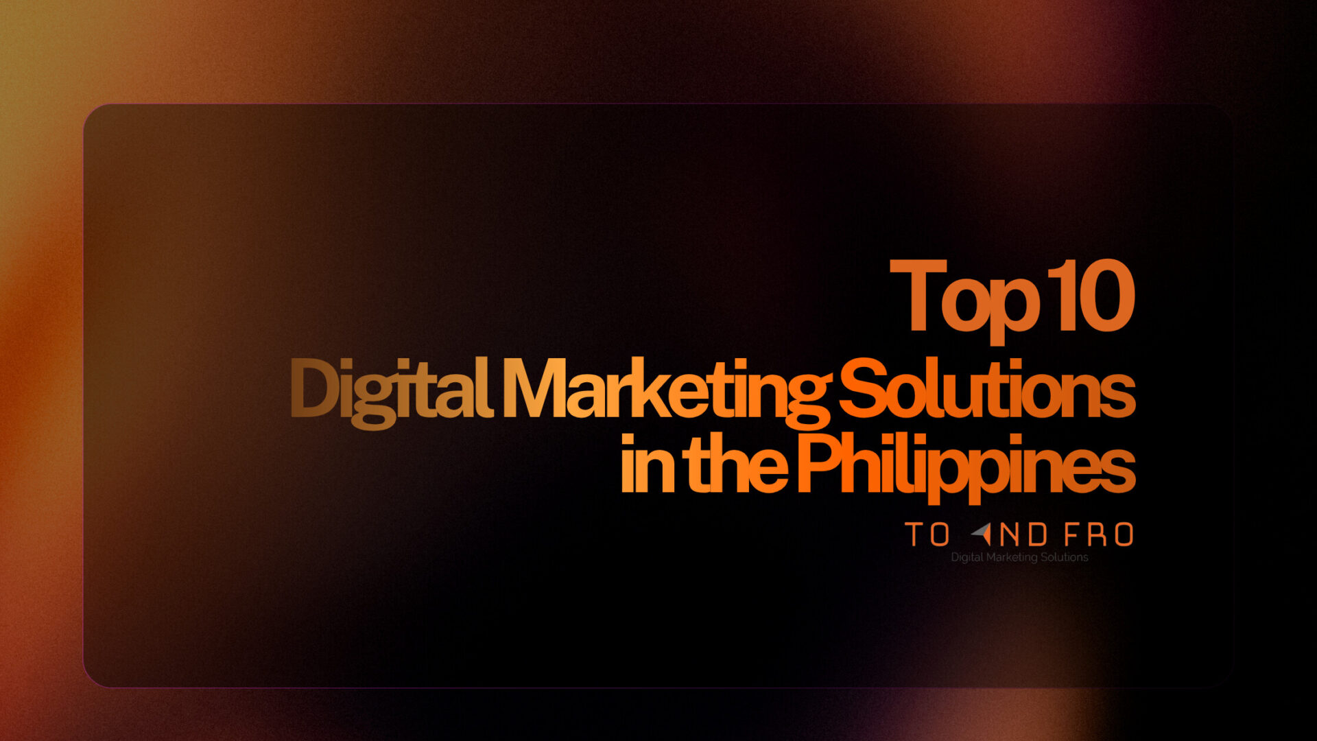 Digital marketing solutions in the Philippines