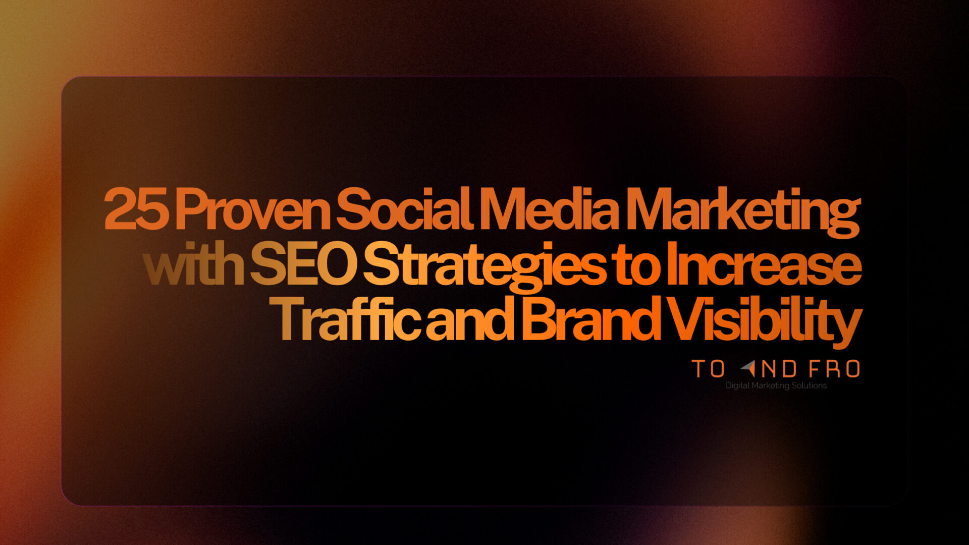 Social Media Marketing with SEO