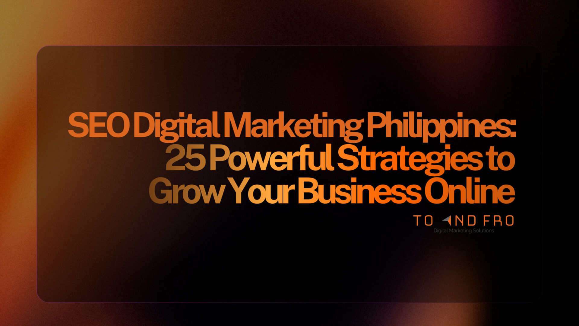 SEO Digital Marketing Philippines